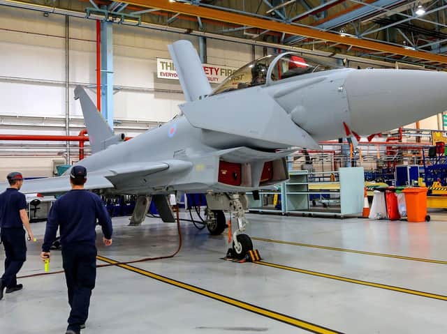 BAE Systems produces the Typhoon in Lancashire