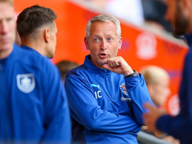 Blackpool head coach Neil Critchley