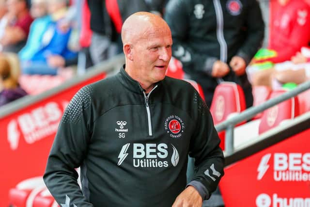Fleetwood Town boss Simon Grayson Picture: Sam Fielding/PRiME Media Images Limited