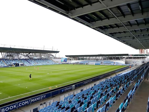 Today's game takes place at Man City's Academy Stadium