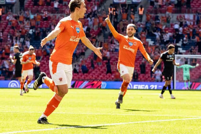 Kenny Dougall has missed all Blackpool's pre-season games and last played for the club in the play-off final more than two months ago, when he scored twice