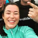 Holly during her Three Peaks challenge
