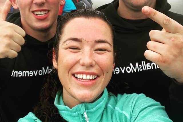 Holly during her Three Peaks challenge