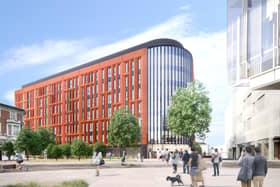 An artist's impressions of the proposed offices