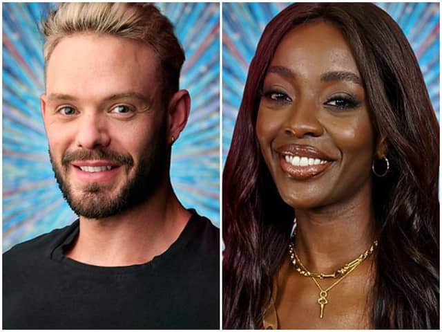 Chorley's Great British Bake Off winner John Whaite and Blackburn TV presenter AJ Odudu have joined the 2021 Strictly Come Dancing line-up.