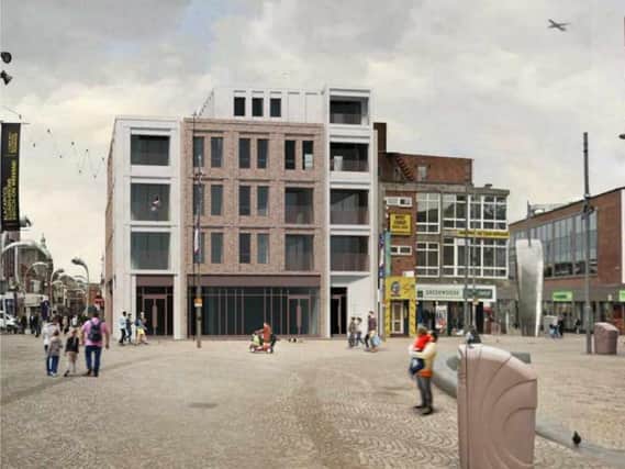 Artist's impression of the proposed flats