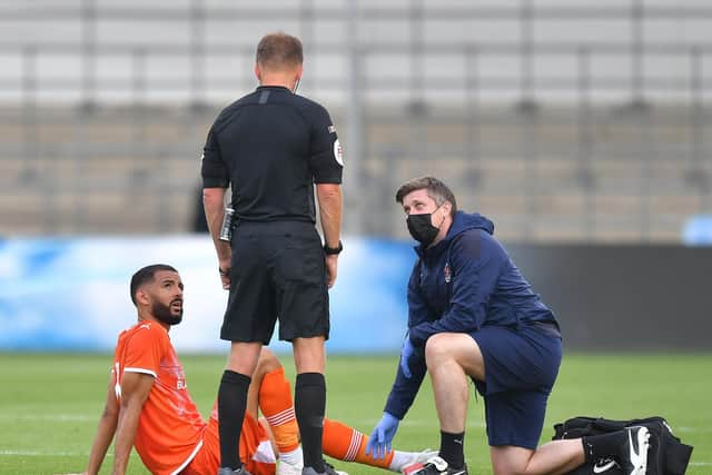 Kevin Stewart suffered an ankle injury during Tuesday's friendly against Man City