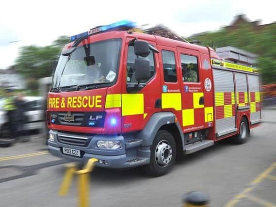 Crews tackled a fire at a first-floor flat in Garden Terrace, Blackpool.