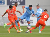 Blackpool's Reece James could play against brother Matty this afternoon