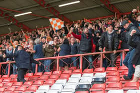 Blackpool's 1,122 fans celebrate the last-gasp equaliser