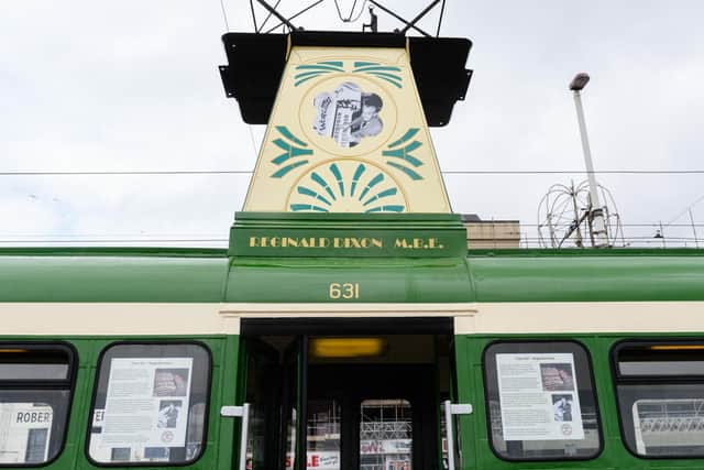 With the resort set to welcome a record number of visitors over the summer, the Blackpool Heritage Tram team are acknowledging Reg for his contribution to the promotion of the town in times gone by.