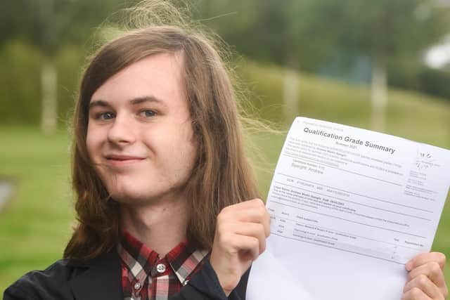 Andrew Speight is going to work for Blackpool Council after achieving three A*s in modern history, psychology and sociology. Pic: Daniel Martino, JPI Media