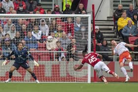 Blackpool are bedding in a new style of play and came under pressure at times against Bristol City