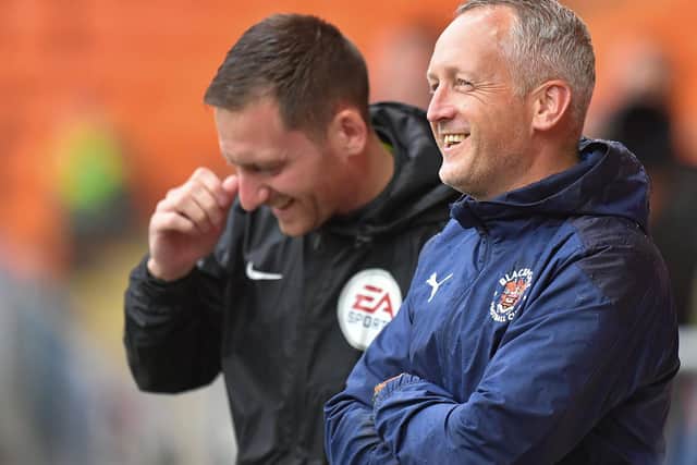 A delighted Blackpool boss Neil Critchley