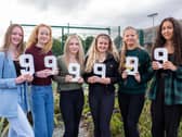Rossall School celebrates top grades for GCSE Results Day 2021. Pic: Rossall School