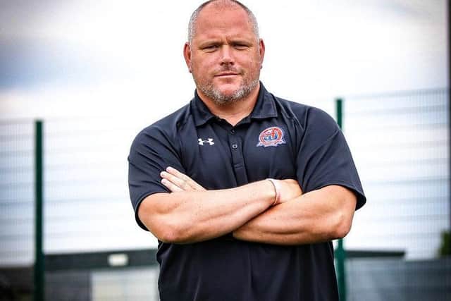 Jim Bentley takes AFC Fylde into league action for the first time in six months this wekeend
