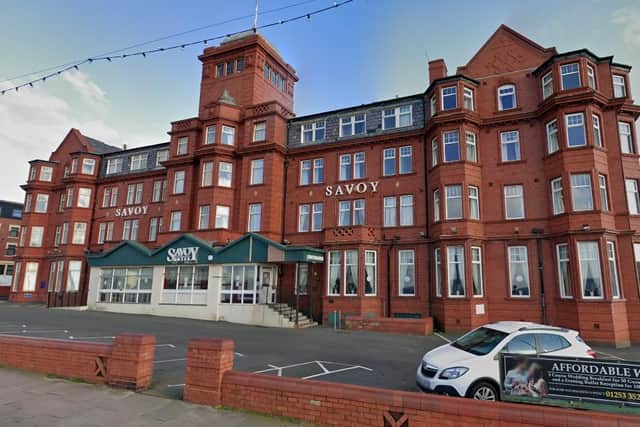 Two guests were arrested on suspicion of drug dealing at the Savoy Hotel in Queen's Promenade, North Shore on Tuesday (August 10) after police found a stash of suspected Class A drugs inside one of its rooms. Pic: Google