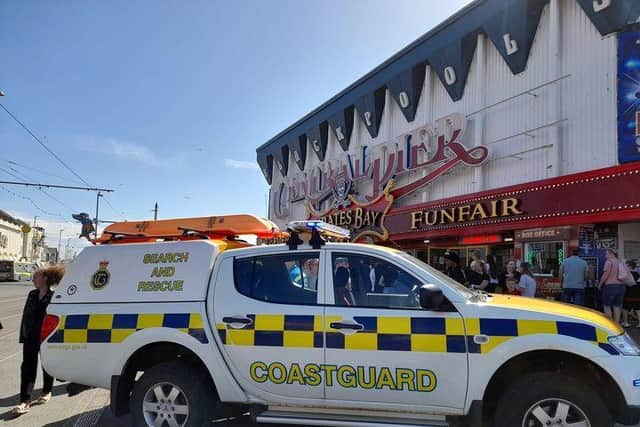 Lytham Coastguard were called to multiple incidents in Blackpool on August 13. (Credit: HM Coastguard Lytham)
