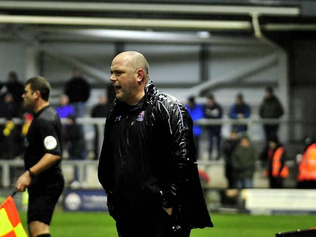 AFC Fylde manager Jim Bentley Picture: Steve McLellan