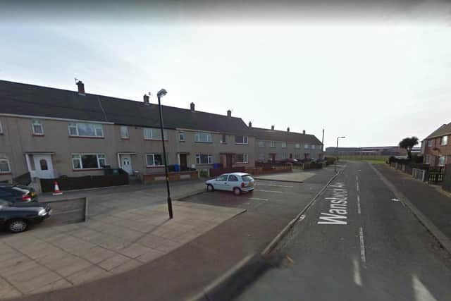 Police were called around 12.35am (Tuesday, August 17) after gunshots were fired at a man walking in Wansbeck Avenue, Fleetwood. Pic: Google