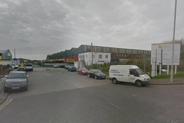 One fire engine from South Shore attended the scene at the Sycamore Trading Estate. (Credit: Google)