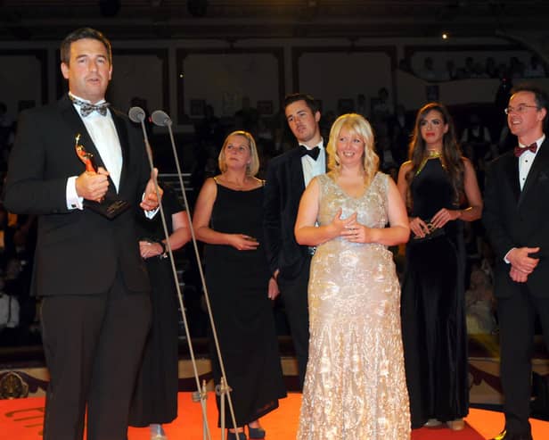 The team from Connect 2 Cleanrooms pictured winning a BIBAs award. The firm has made use of the Made Smarter programme