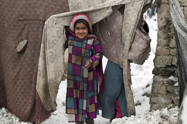 A young Afghan refugee in Kabul