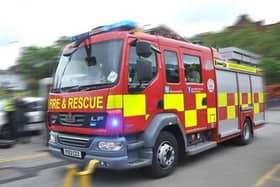 Two fire engines from Fleetwood attended the scene in Station Road.