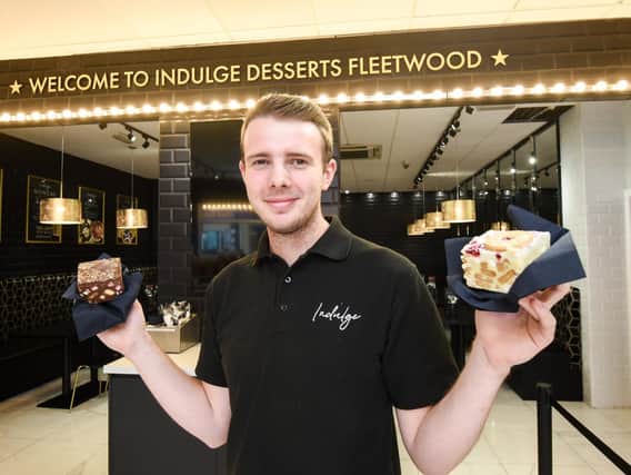 Indulge Desserts in Fleetwood. Pictured is store manager Scot Hendren.