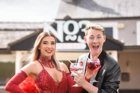 The No.3 Wine and Sports Bar is holding a gin festival over the bank holiday.  Pictured are Atlanta Newbold and Reece Oliver.