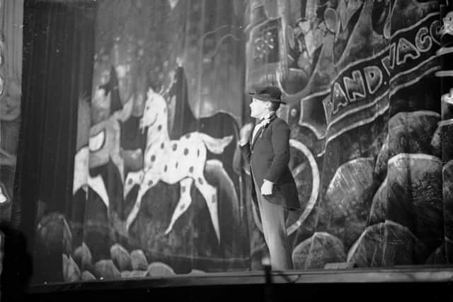 Ernie Wise on stage as a young performer in 1938