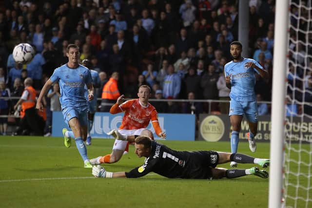 Blackpool lost against Coventry City in midweek