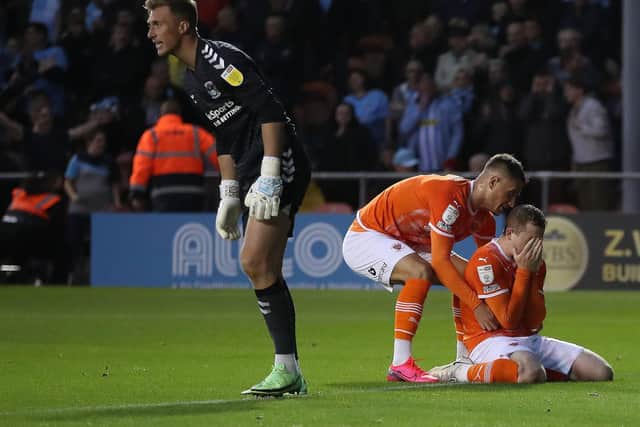 Blackpool were left to rue missed chances in midweek