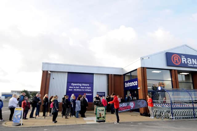 The Blackpool Range store pictured at its opening in April, 2018