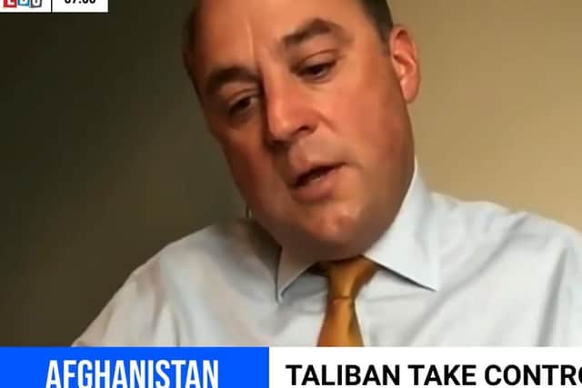 Screengrab taken from LBC Radio showing Defence Secretary Ben Wallace admitting that "some people won't get back" from Afghanistan as a desperate struggle to get UK nationals and local allies out of the country continues. Pic credit: LBC Radio