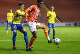 Tyreece John-Jules was a major threat for Blackpool against Sunderland