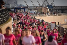 The annual 5k and 10k race took place on Blackpool Promenade to raise money for Cancer Research