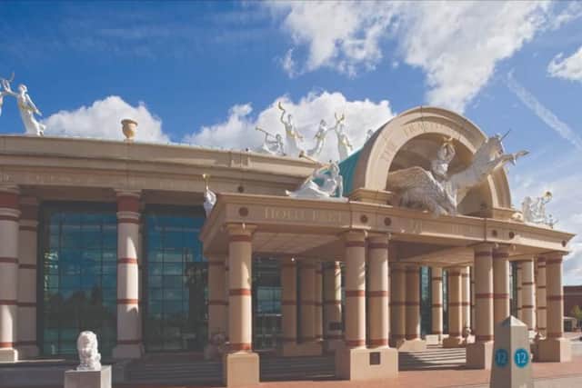 A member of the public was slightly injured during the incident at the Trafford Centre.