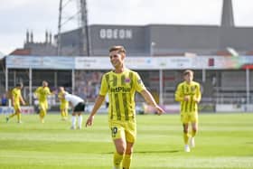 Nick Haughton made it five goals in three games with his brace at Hereford