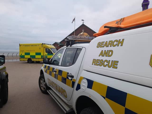 The coastguard is now warning people about the dangers of using inflatables in open water. Pic: HM Lytham Coastguard