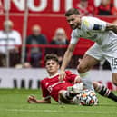 Daniel James, in action AGAINST Leeds, looks to be heading to Elland Road