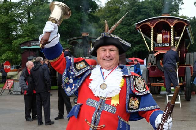 Colin Ballard in his time as town crier of Lytham and St Annes