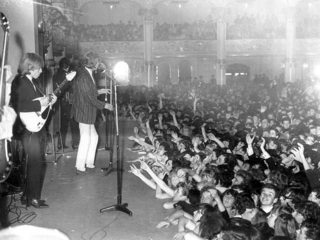 The Rolling Stones on stage, 1964
