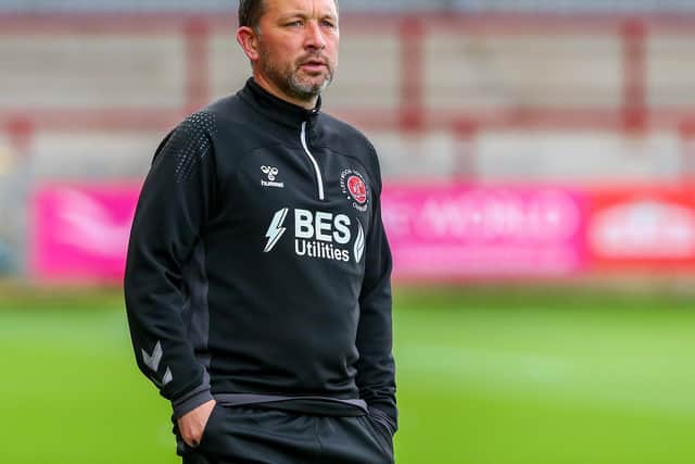 Fleetwood Town coach Barry Nicholson Picture: Sam Fielding/PRiME Media Images Limited