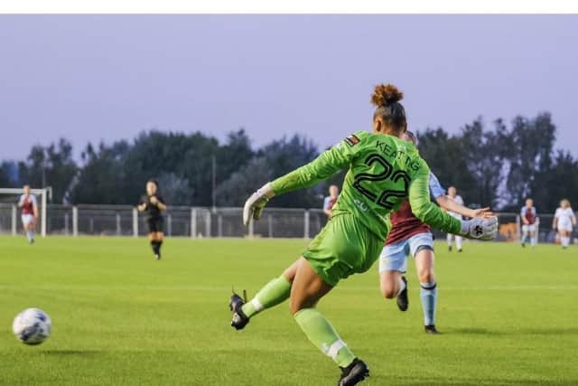 Fylde Women keeper Khiara Keating was praised for her recent performance Picture: Paul Melling