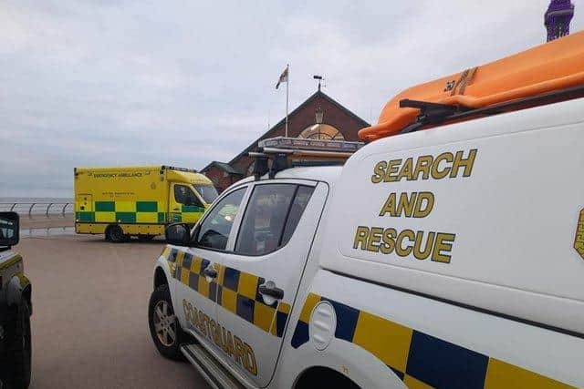 Coastguard rescuers issued a warning to beachgoers after being called out to incidents involving inflatables twice this week.