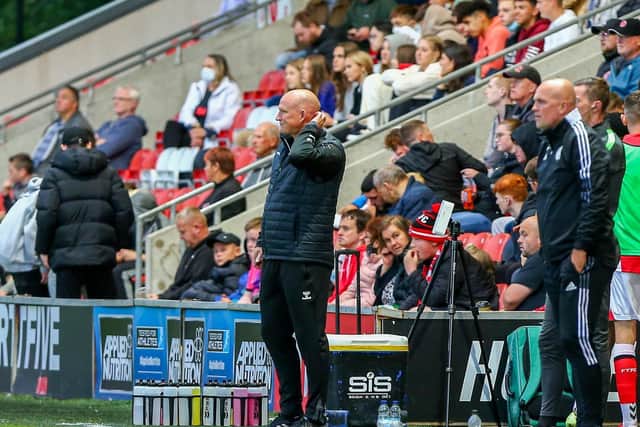 Simon Grayson was able to watch Tuesday's Papa John's Trophy win over Leicester City Under-21s without worrying about the approaching transfer deadline