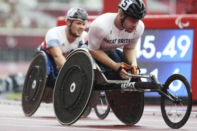 Disappointment for the Brits in the T34 800m wheelchair final in Tokyo, where Isaac Towers and Ben Rowlings (rear) finished seventh and eighth