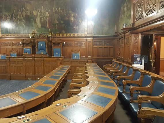 Should there be fewer seats in the council chamber?