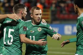 Shayne Lavery netted for Northern Ireland on Thursday night